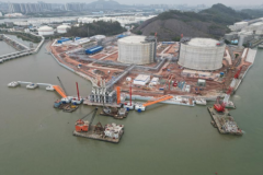 <strong>广州LNG应急调峰气源站配套码头工程项目水工主体结构完工</strong>